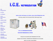 Tablet Screenshot of i-c-e-refrigeration.com